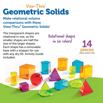 Geometric Solids (Set of 14) - Geometric Shapes (Set of 14)