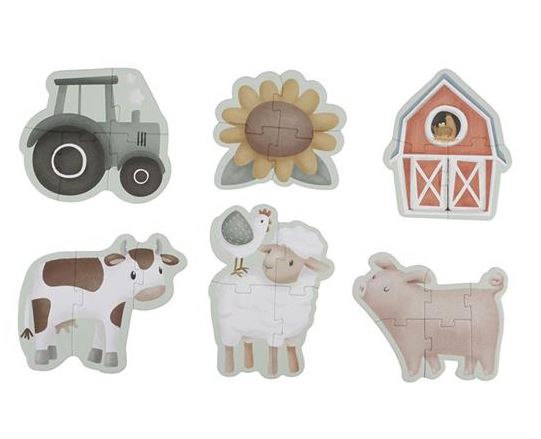 6 in 1 puzzles Little Farm