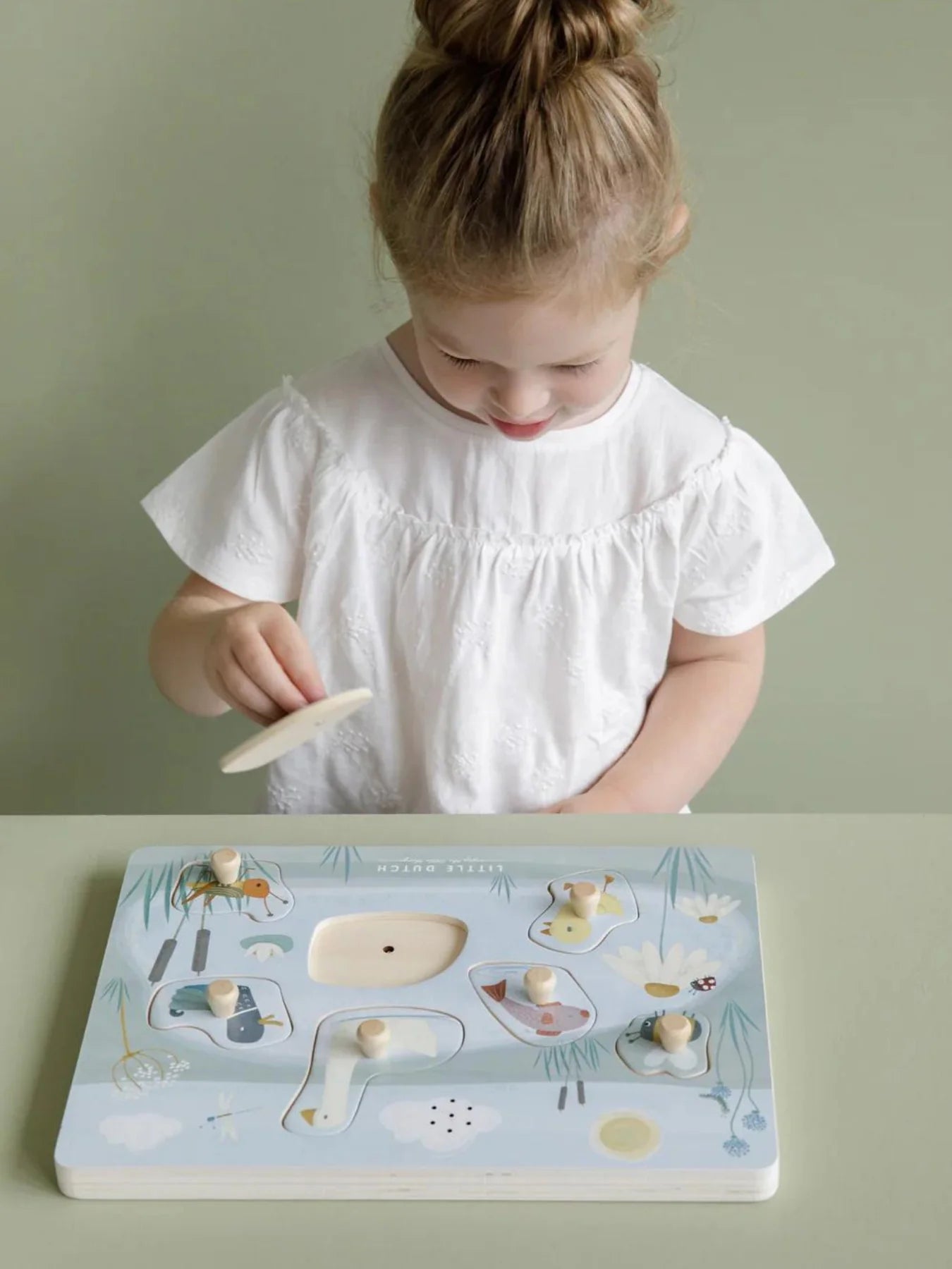 Little Dutch Wooden Sound Puzzle - Little Goose