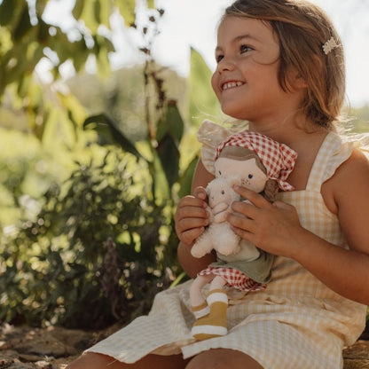 Little Dutch Cuddle Doll Farmer Rosa With Sheep - 35cm