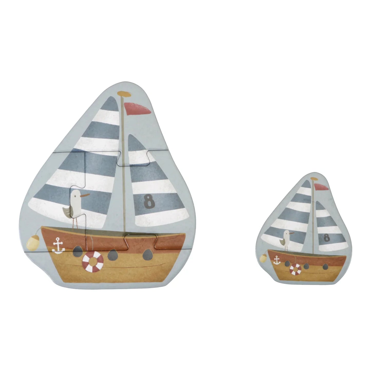 Little Dutch 6 in 1 puzzles - Sailors Bay