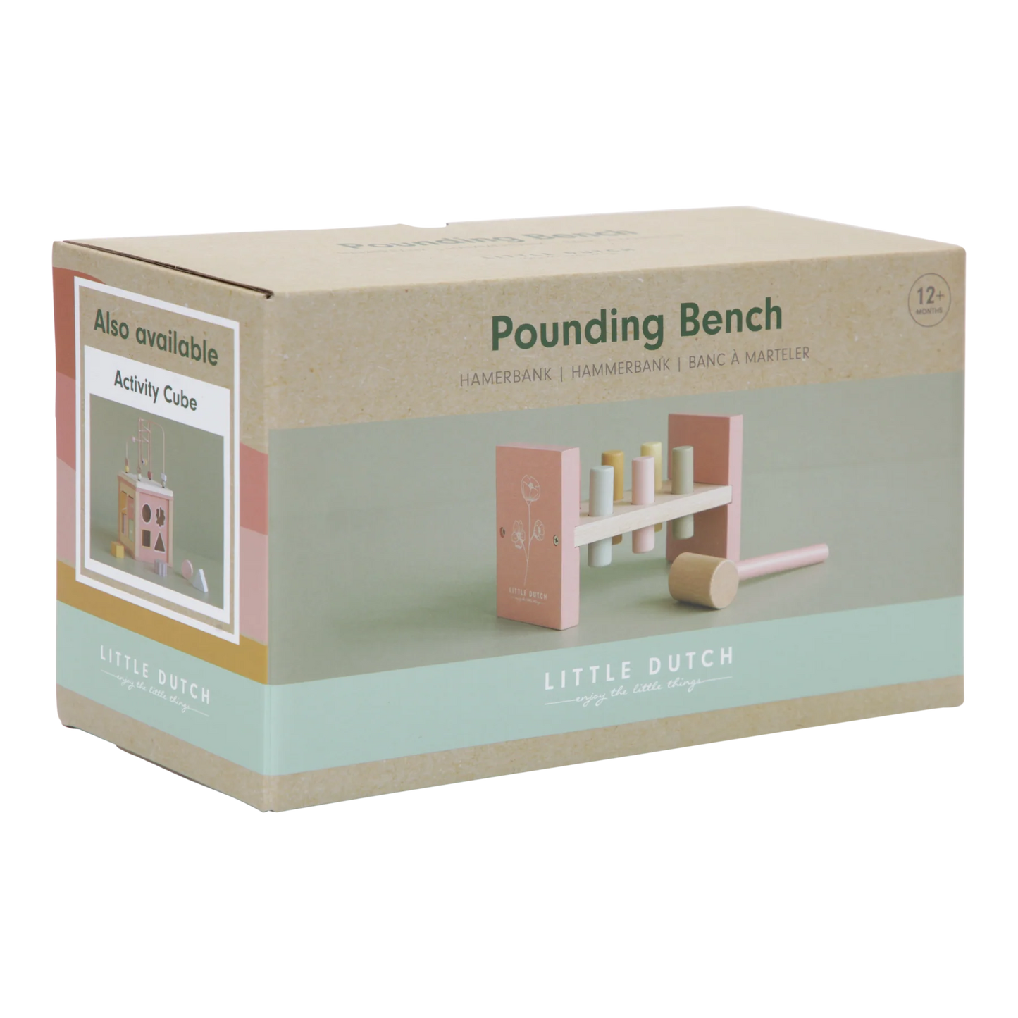 Little Dutch Wooden Pounding Bench Wild Flowers