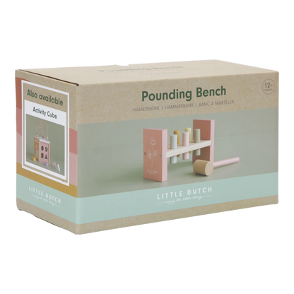 Little Dutch Wooden Pounding Bench Wild Flowers