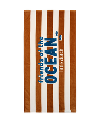 Beach Towel | Ochre Stripes