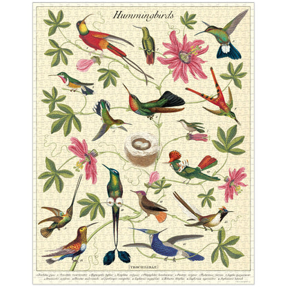 1000 Piece Puzzle: Hummingbirds