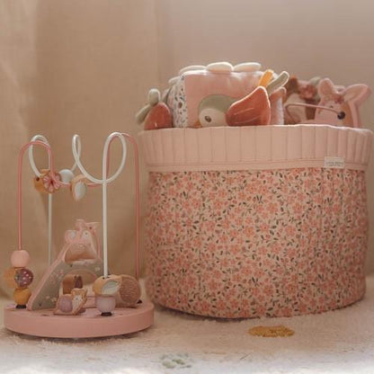 Quilted Basket Large | Fairy Floral