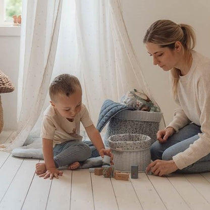 Quilted Basket Small | Forest Adventure