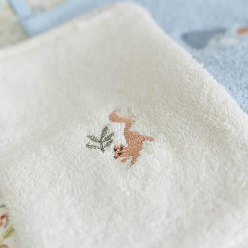 Embroidered Washcloths | Blue