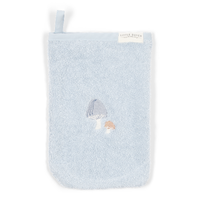 Embroidered Washcloths | Blue