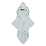 Embroidered Hooded Towel 75x75 cm | Blue