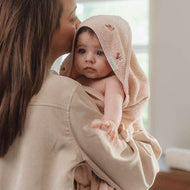 Embroidered Hooded Towel 75x75 cm| Blossom