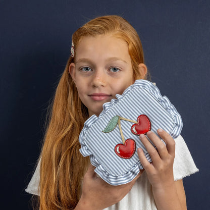 תיק דובדבן פסים