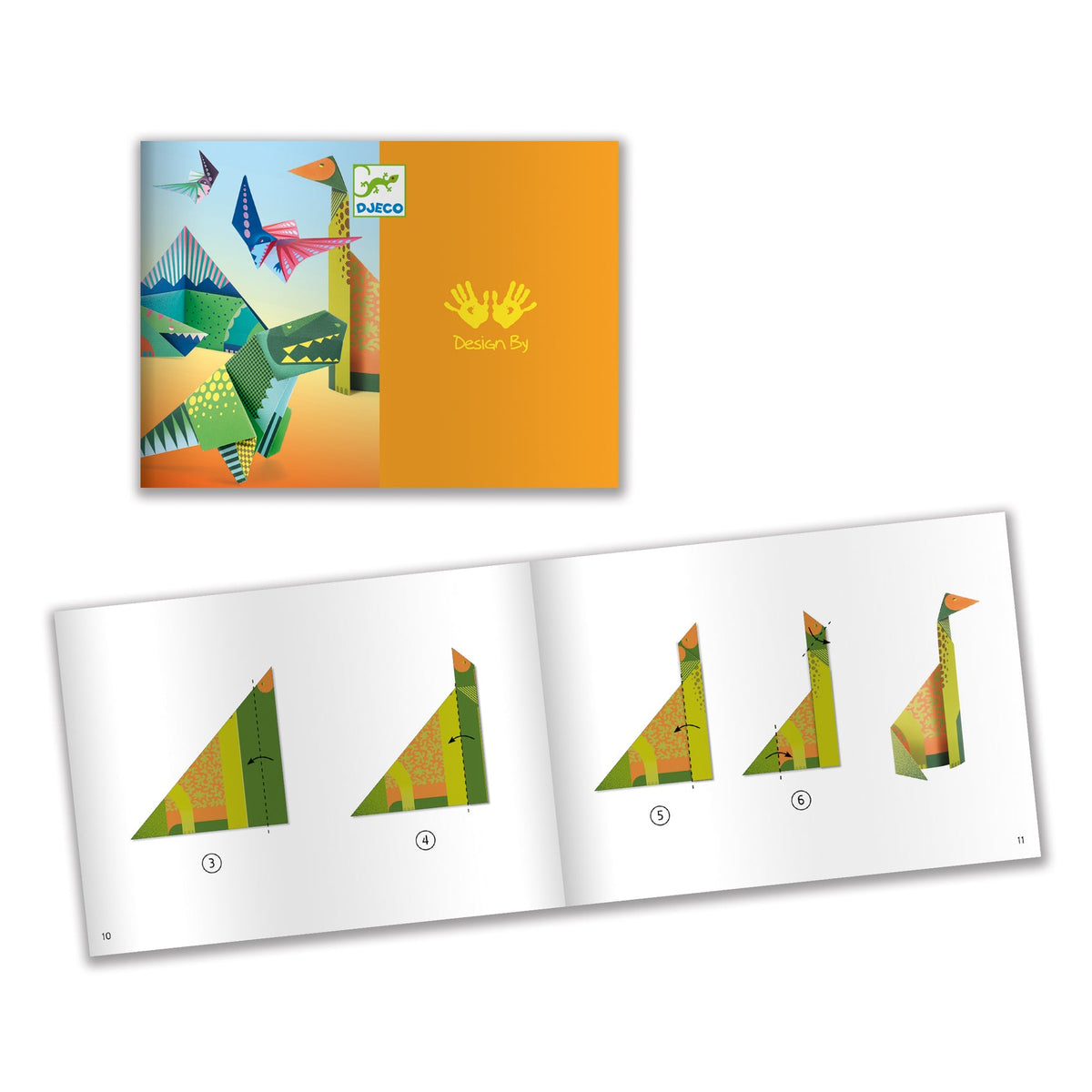 יצירה - אוריגמי דינוזאורים