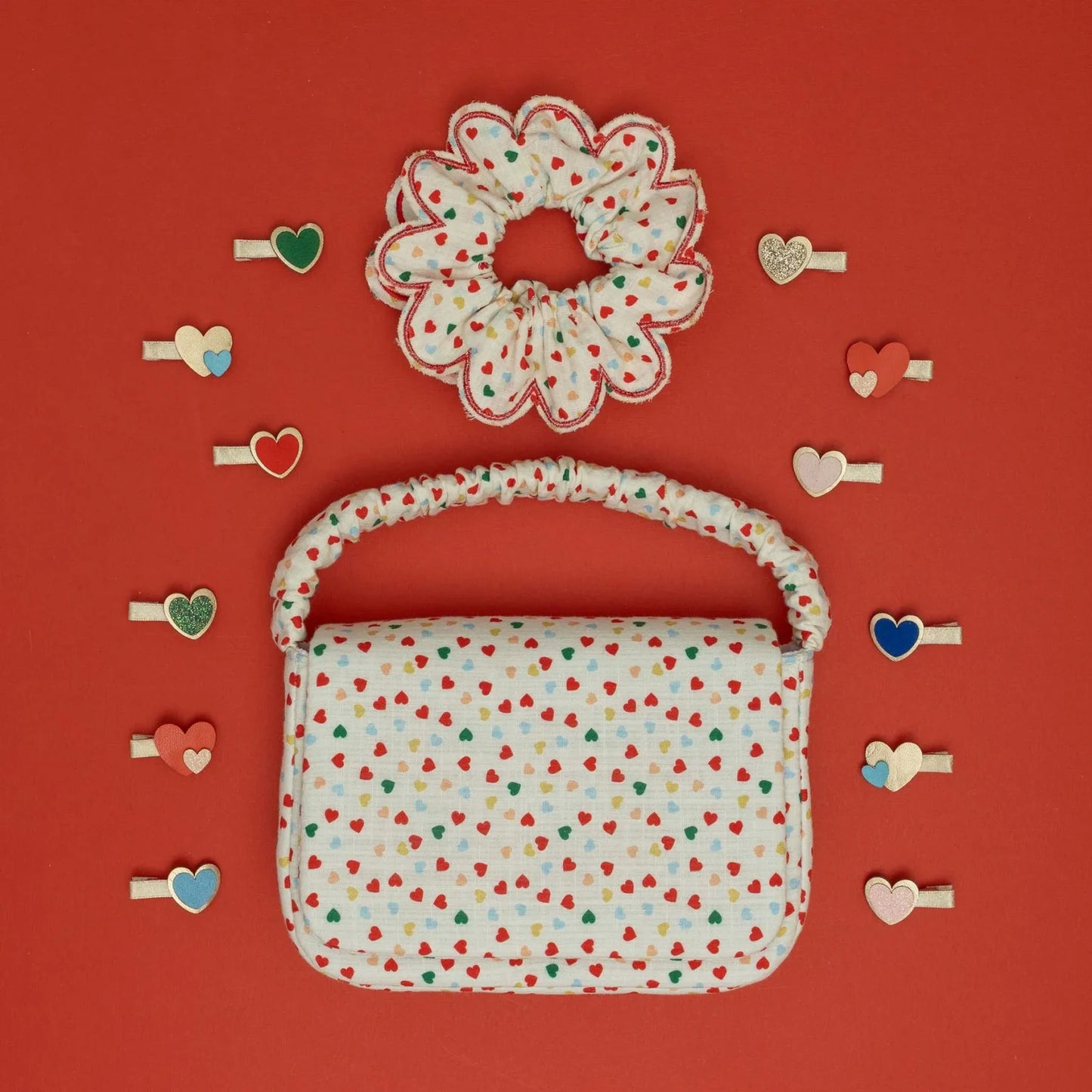 Heart Print Bag