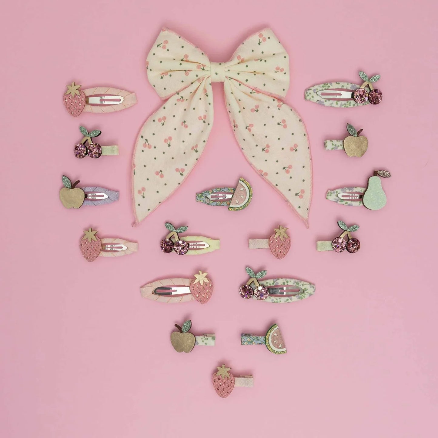 Summer Fruit Mini Hair Clips