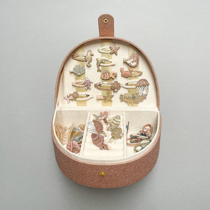 Pink rainbow treasure chest