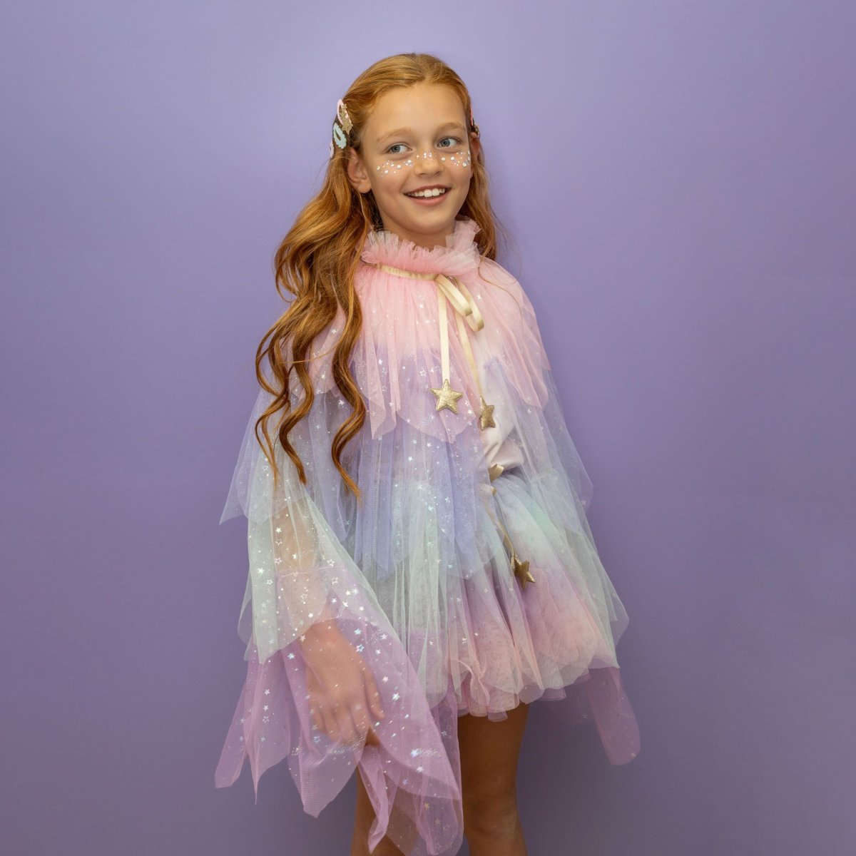 חצאית טוטו בצבעי קשת פסטל