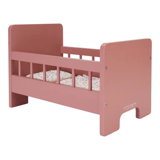 Wooden Doll Bed