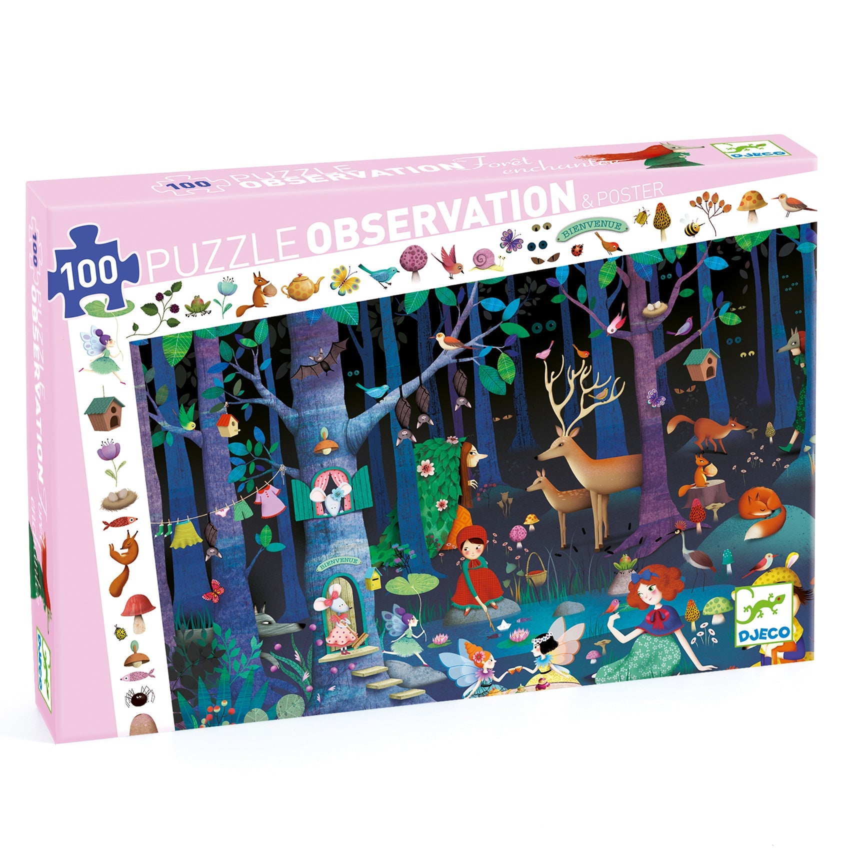 100 Frame Puzzle - Enchanted Forest – Aldea