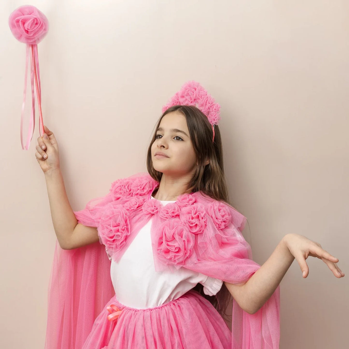 Pink Ruffle Flower Tutu