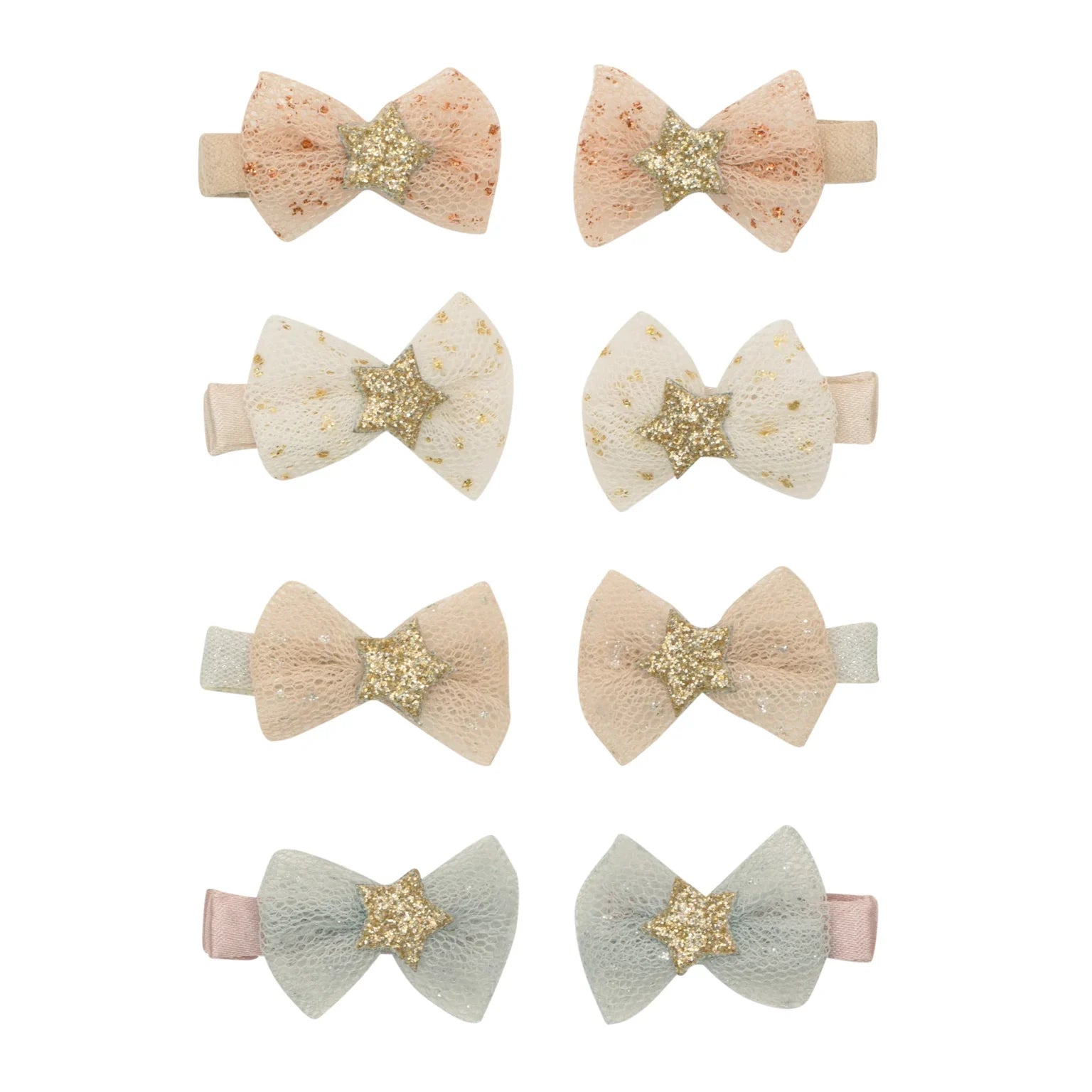 Tutu Bow Hair Clips