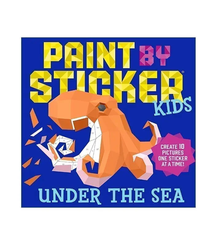 צביעה במדבקות ילדים – מתחת לים