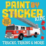 Paint by Sticker Kids (Official): Trucks Trains & More