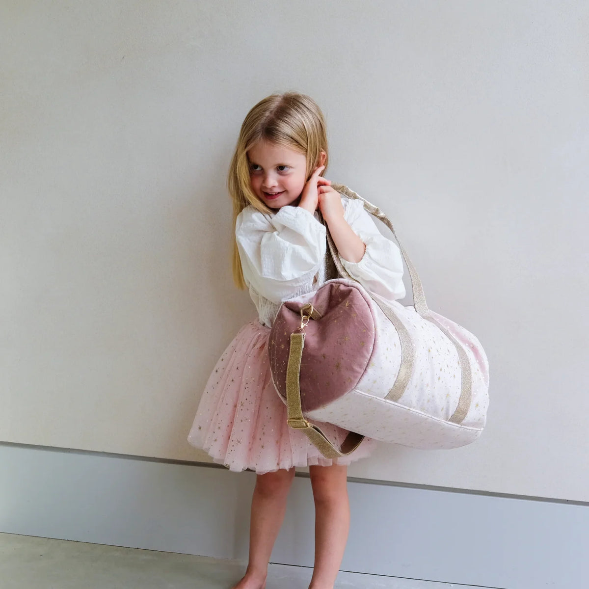 Pink Velvet Bag