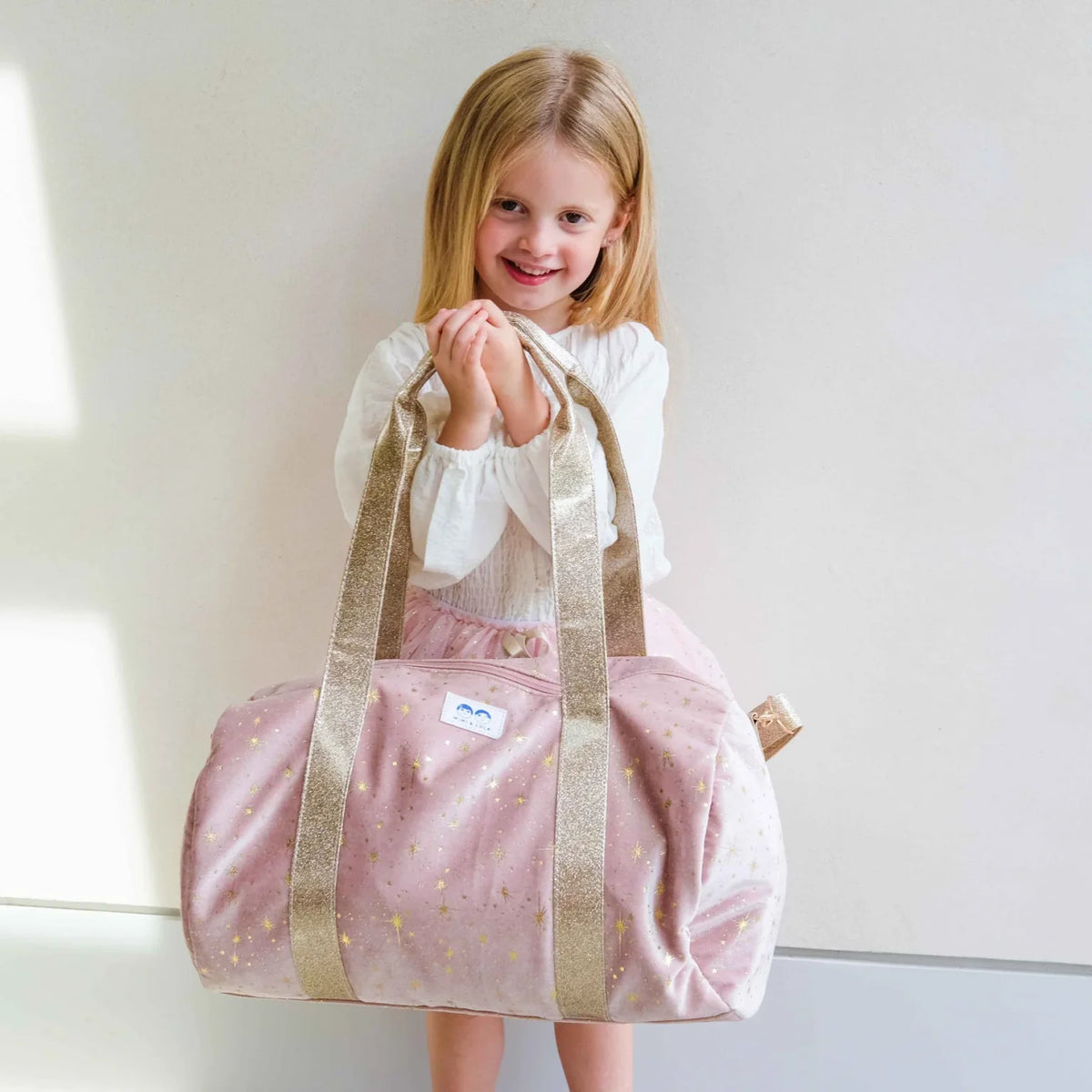 Pink Velvet Bag