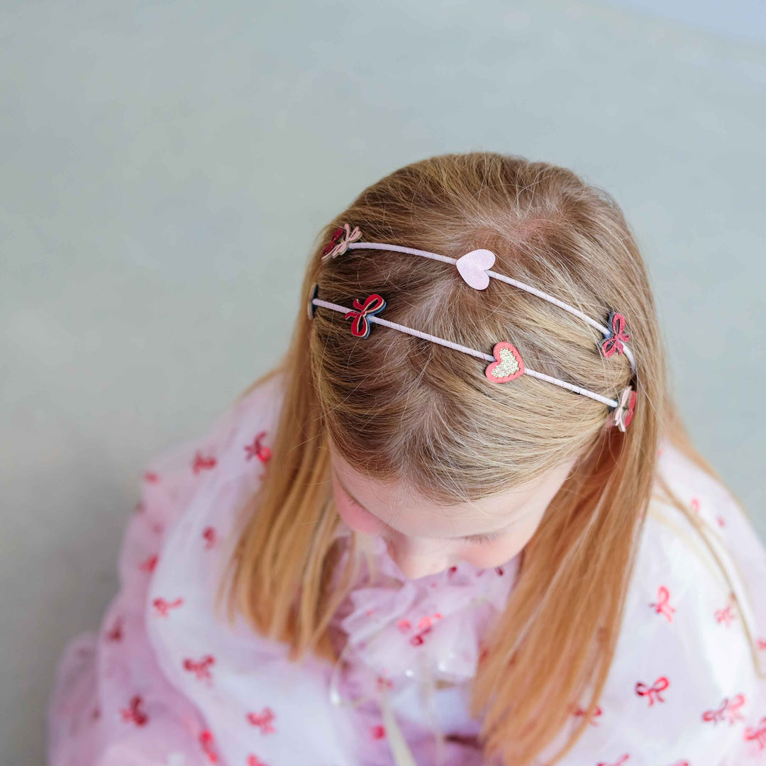 קשת כפולה לשיער עם דובדבנים – Mimi & Lula