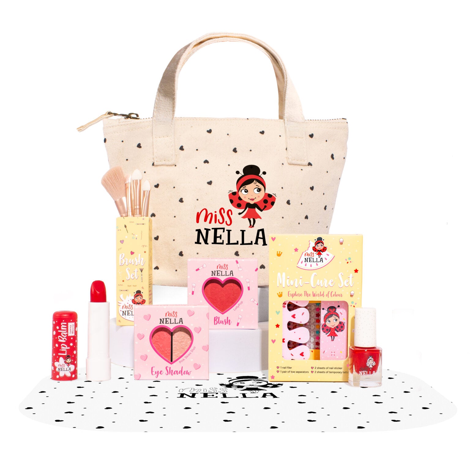 מארז איפור גלאם Miss Nella