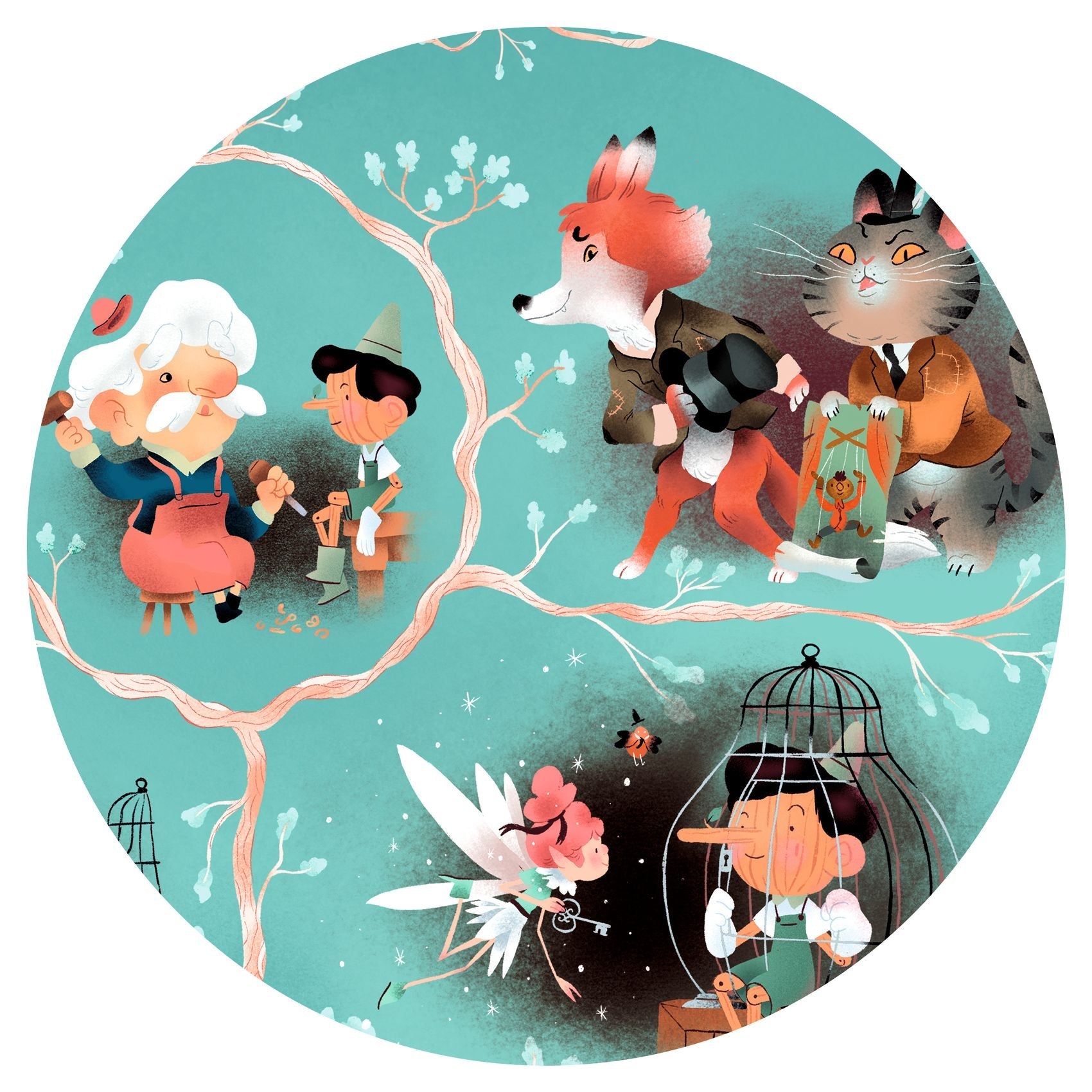 54 Fairy Tales Puzzle - Pinocchio