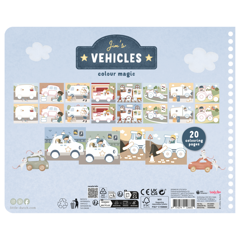 Coloring Book - Vehicles
