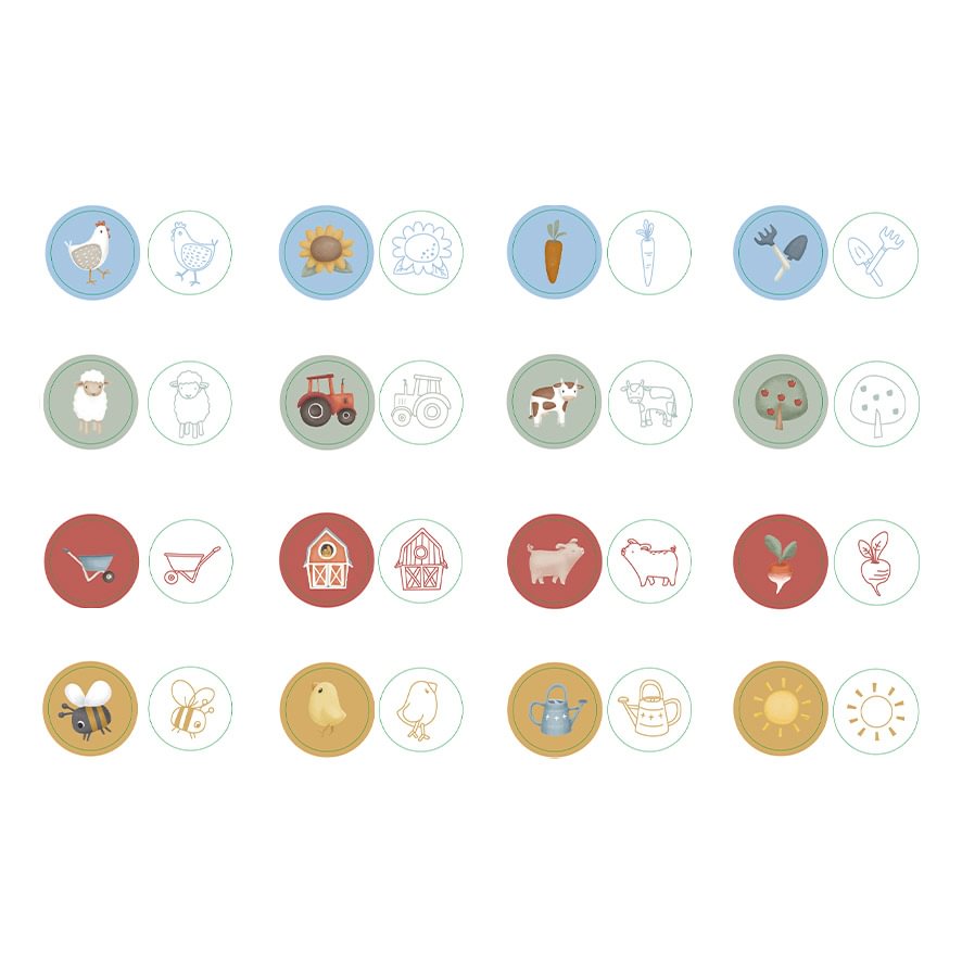 Stamps Set | Farm