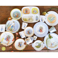 Peach rimmed plate Peter Rabbit (diameter 18)