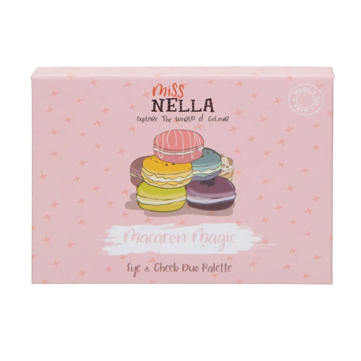 פלטת צלליות וסמקים דואו macaron magic
