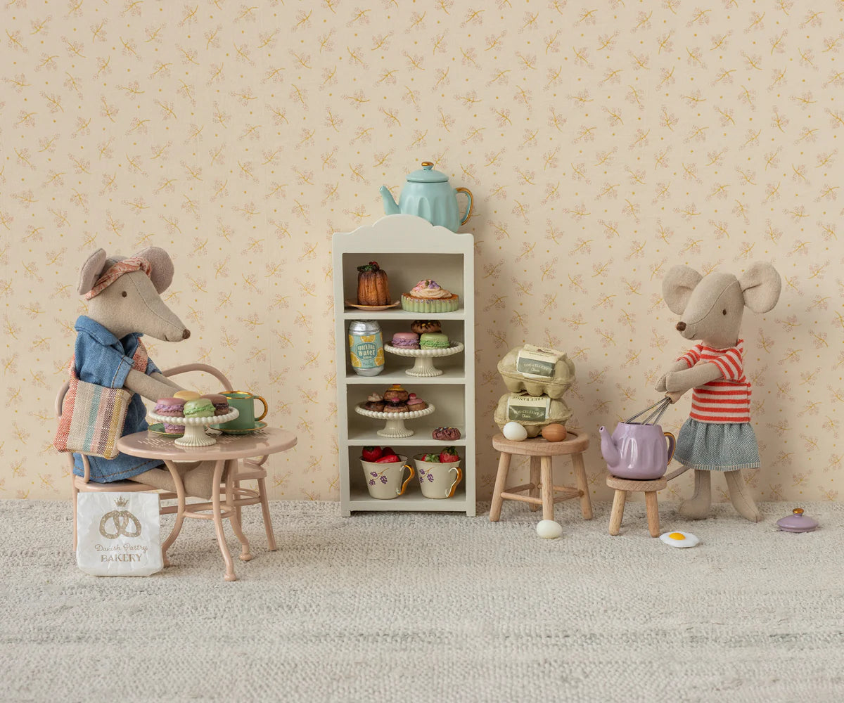 Café set, Mouse, Big – Pale pink