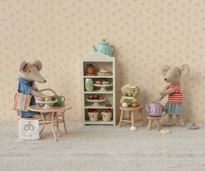 Café set, Mouse, Big – Pale pink
