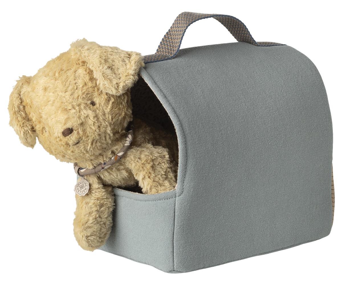 Pet carrier toy – dusty blue