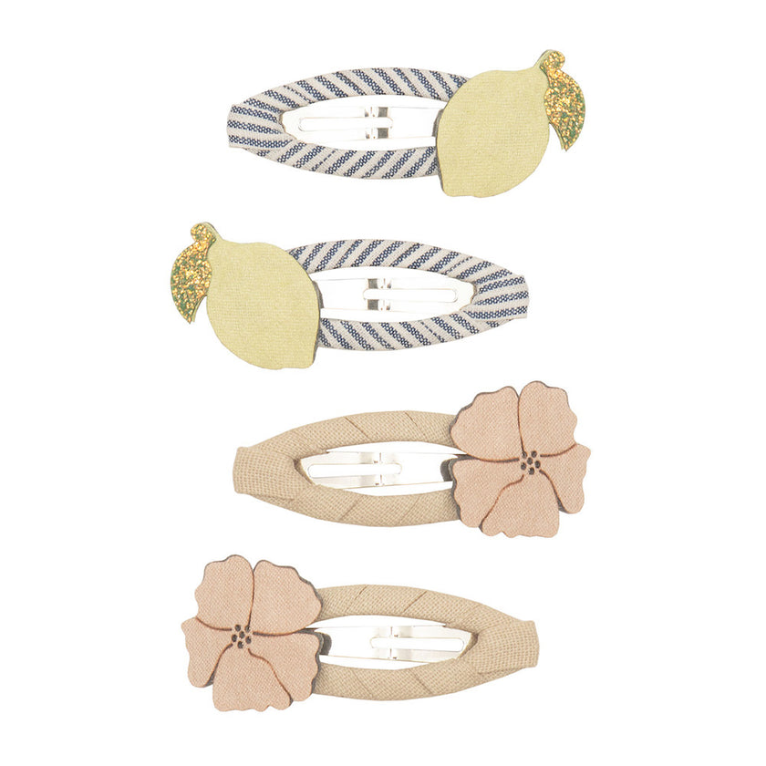 Lemon Blossom Clips - {{ Mimi & Lula shop_name }}