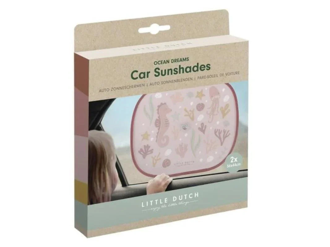 Car Sunshades | Ocean Dreams Pink