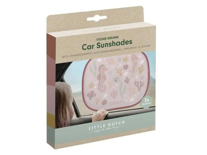 Car Sunshades | Ocean Dreams Pink