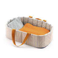 Pomea dolls - crib blue stripes