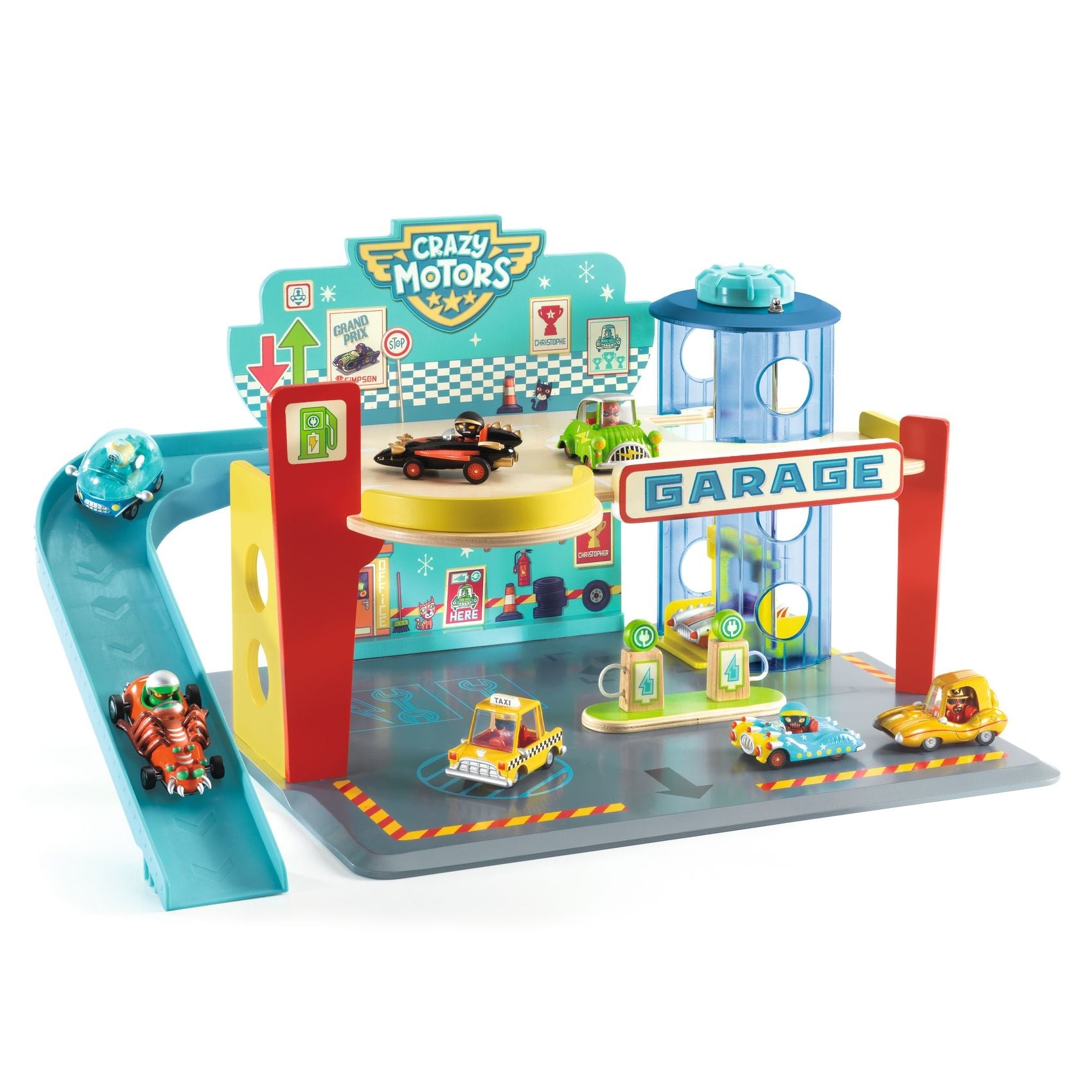 Crazy Motors - Wooden Garage