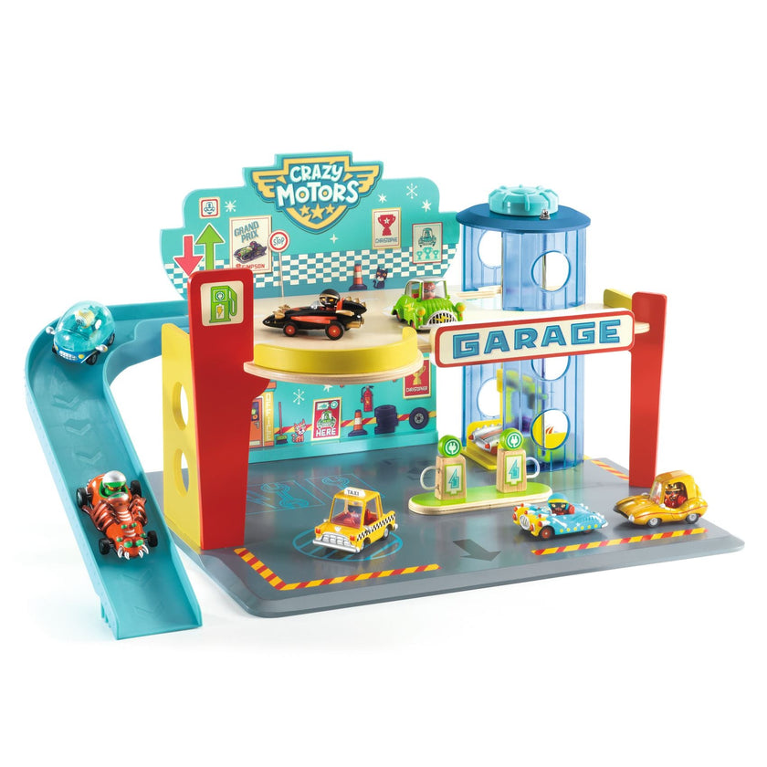 Crazy Motors - Wooden Garage