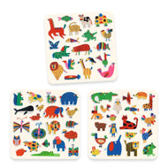 Craft for Toddlers - 60 Colorful Felt Animal Stickers