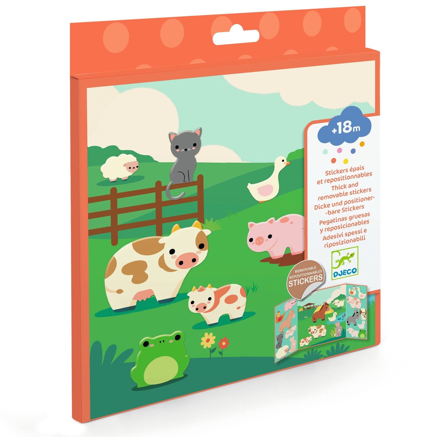 Craft for Toddlers - Reusable Farm Stickers