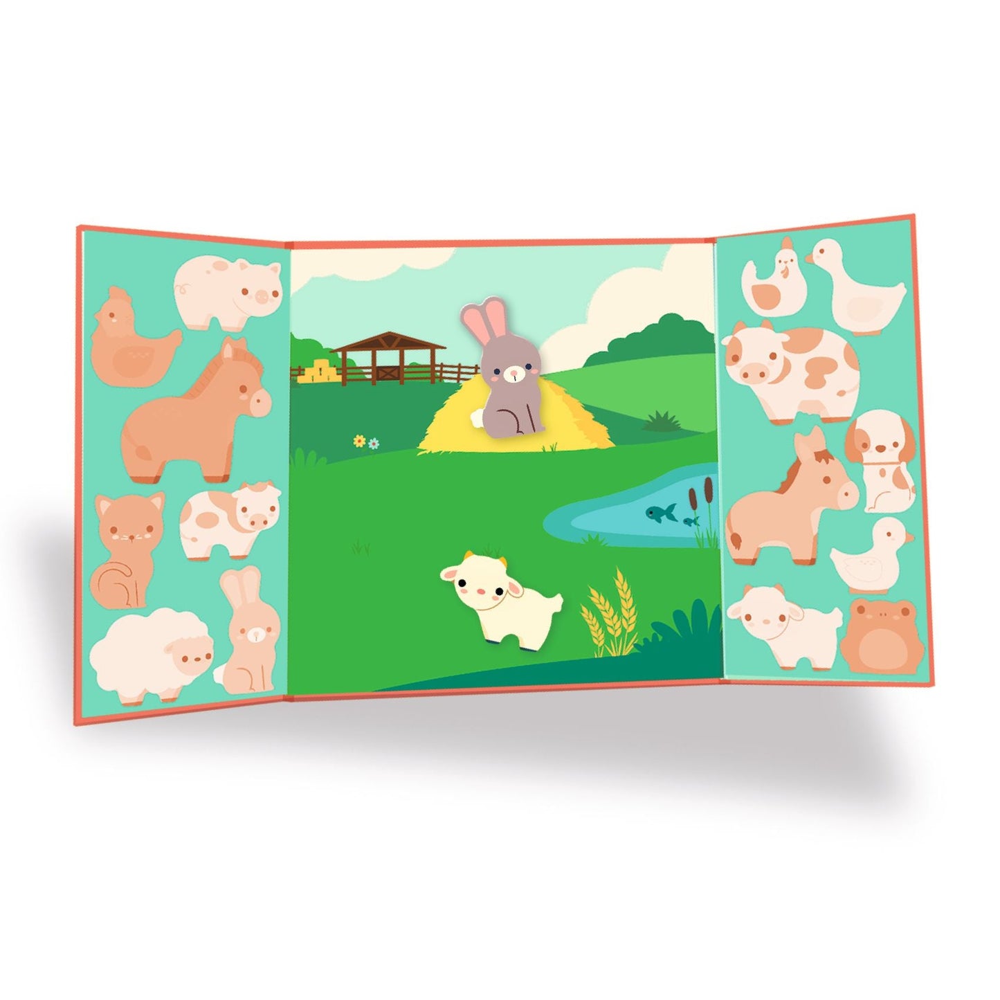 Craft for Toddlers - Reusable Farm Stickers