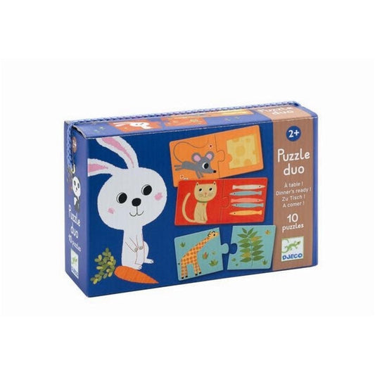 Duo Puzzle - Animals and Foods