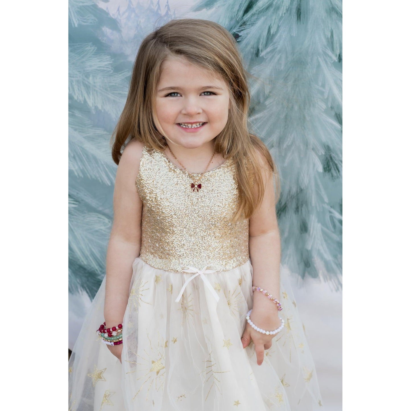Costume 3-4 - Elegant Golden Party Dress